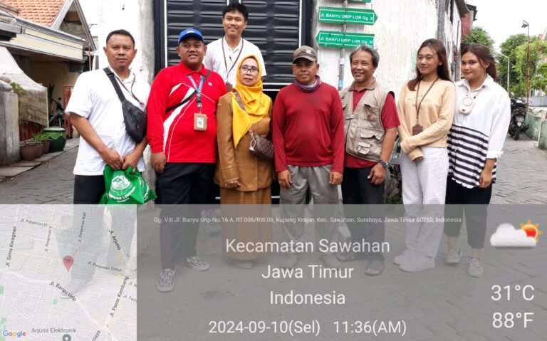 Survei Wisata Bappedalitbang Surabaya di Kampung Lontong